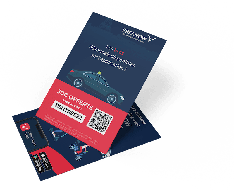 FREE NOW secures 1,268 new customer sign-ups in 3 weeks via Paris flyer campaign hero