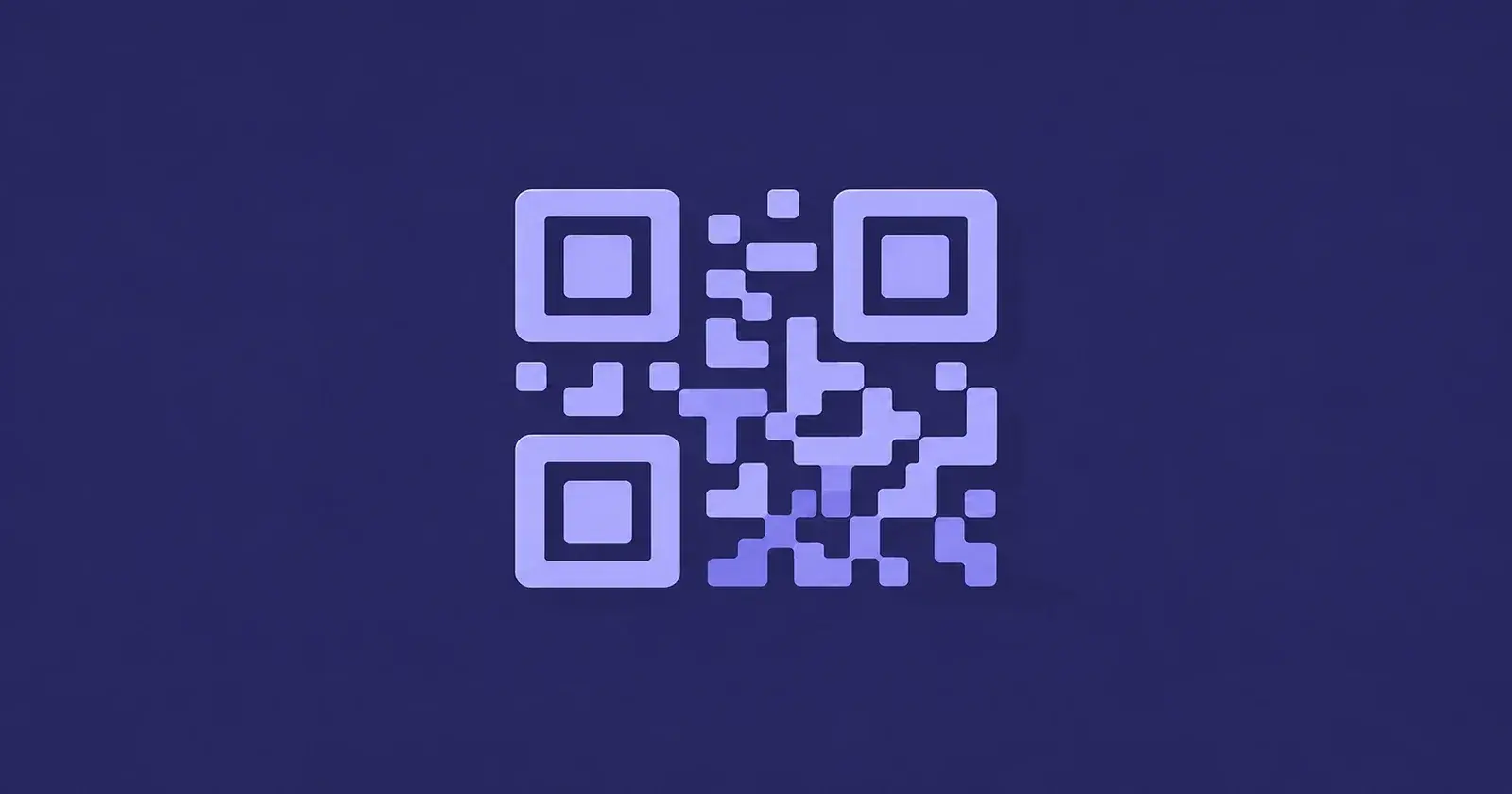 Illustration of a QR code
