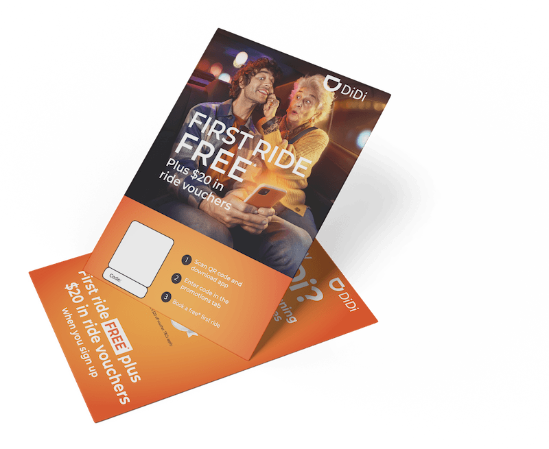 DiDi establishes market presence & acquires 165,000+ customers via offline marketing hero