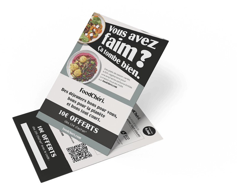 How FoodChéri gained 3,400 new customers through multi-city flyering campaigns in France hero