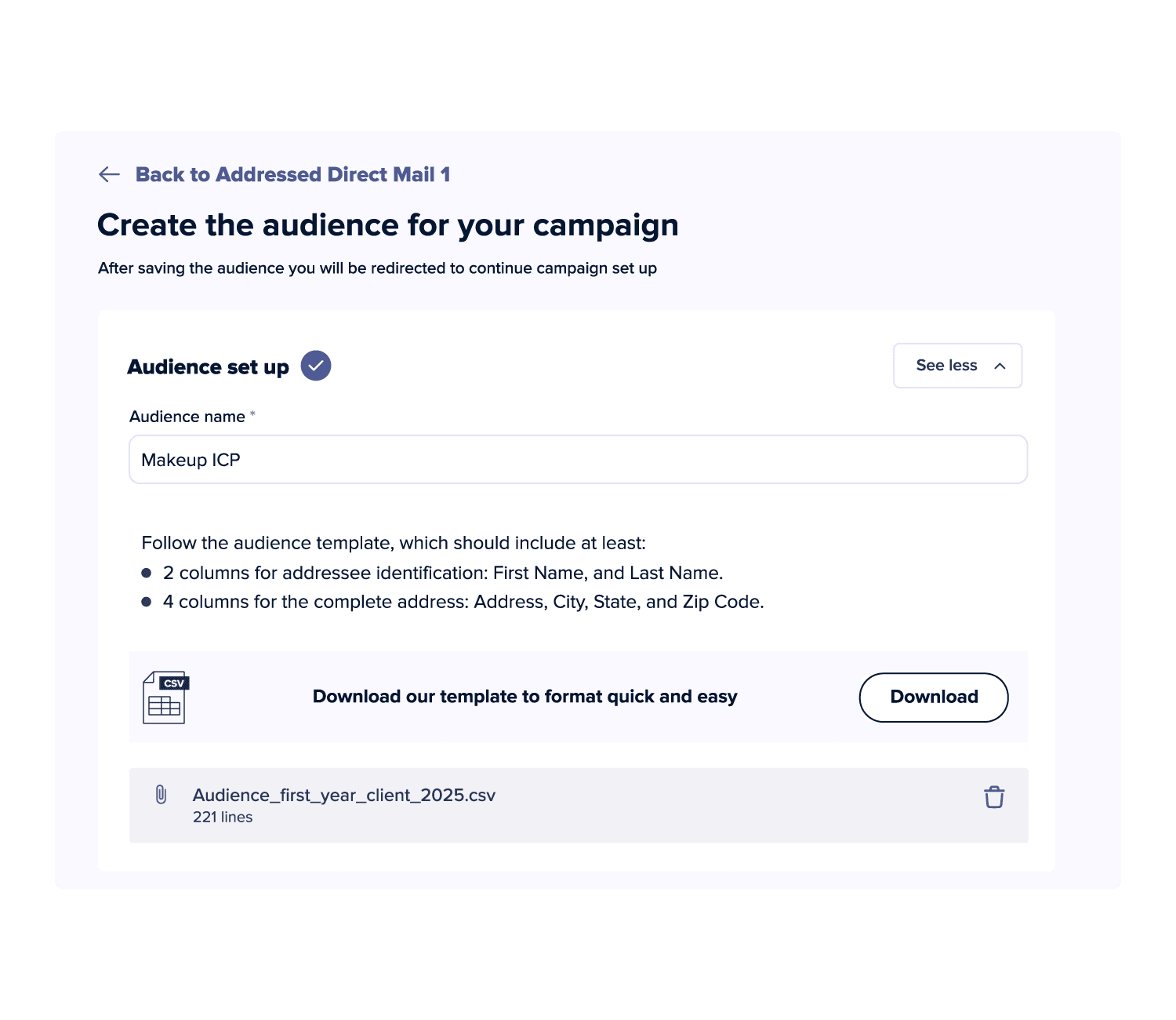First-party data activation β audience setup