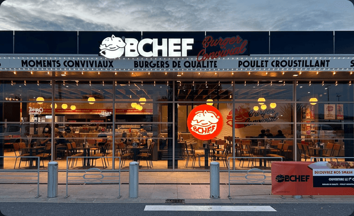 BCHEF restaurant storefront