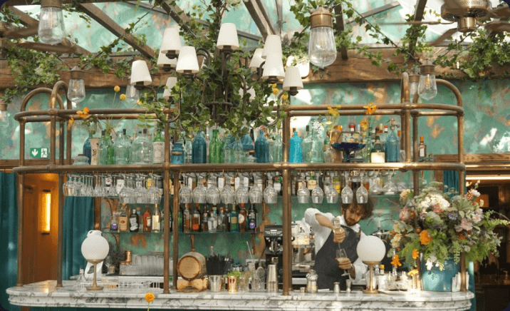 Big Mamma restaurant interior