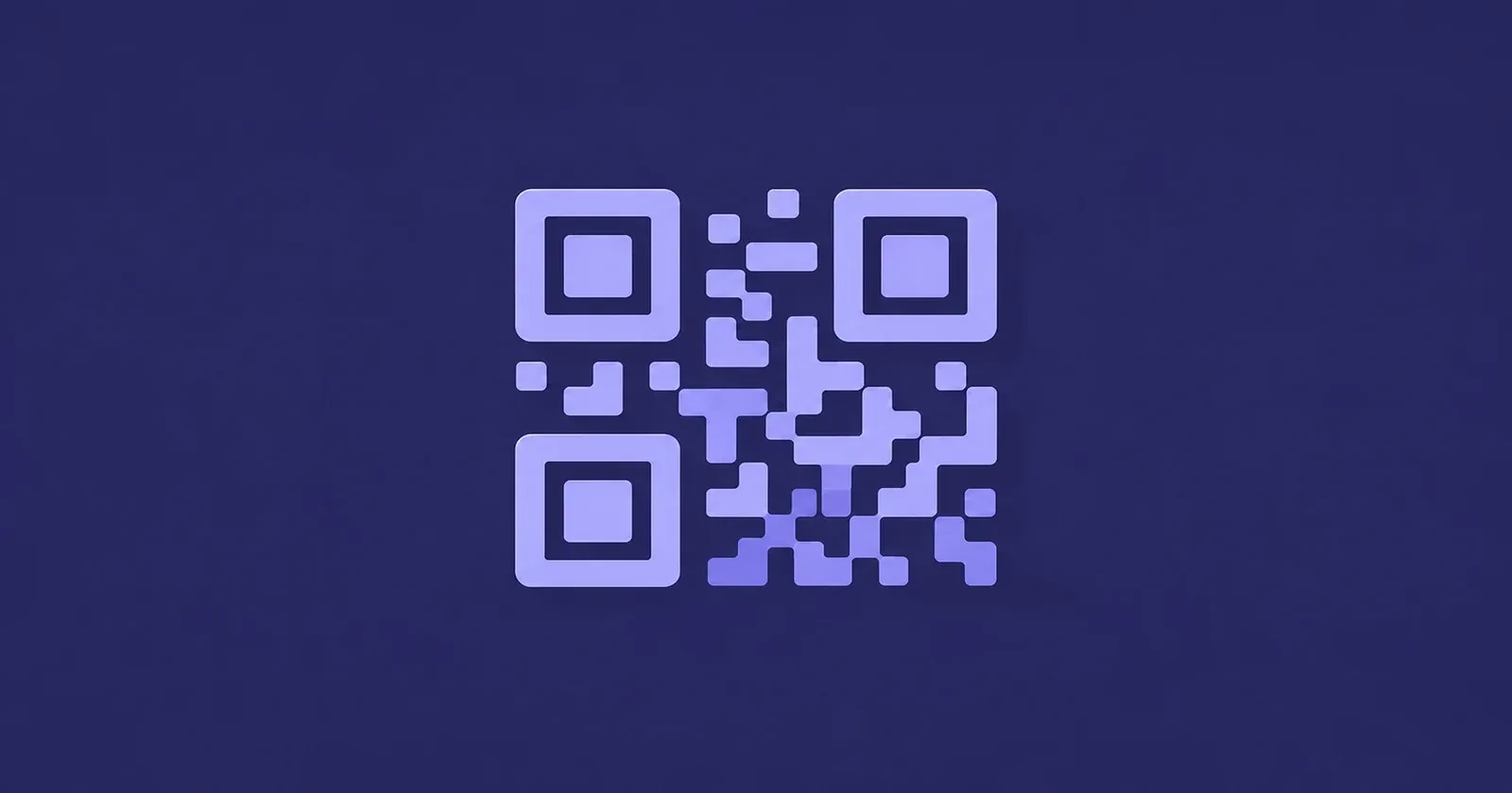 Illustration of a QR code
